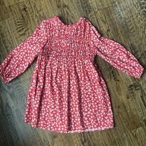 Zara Red Floral Print Dress